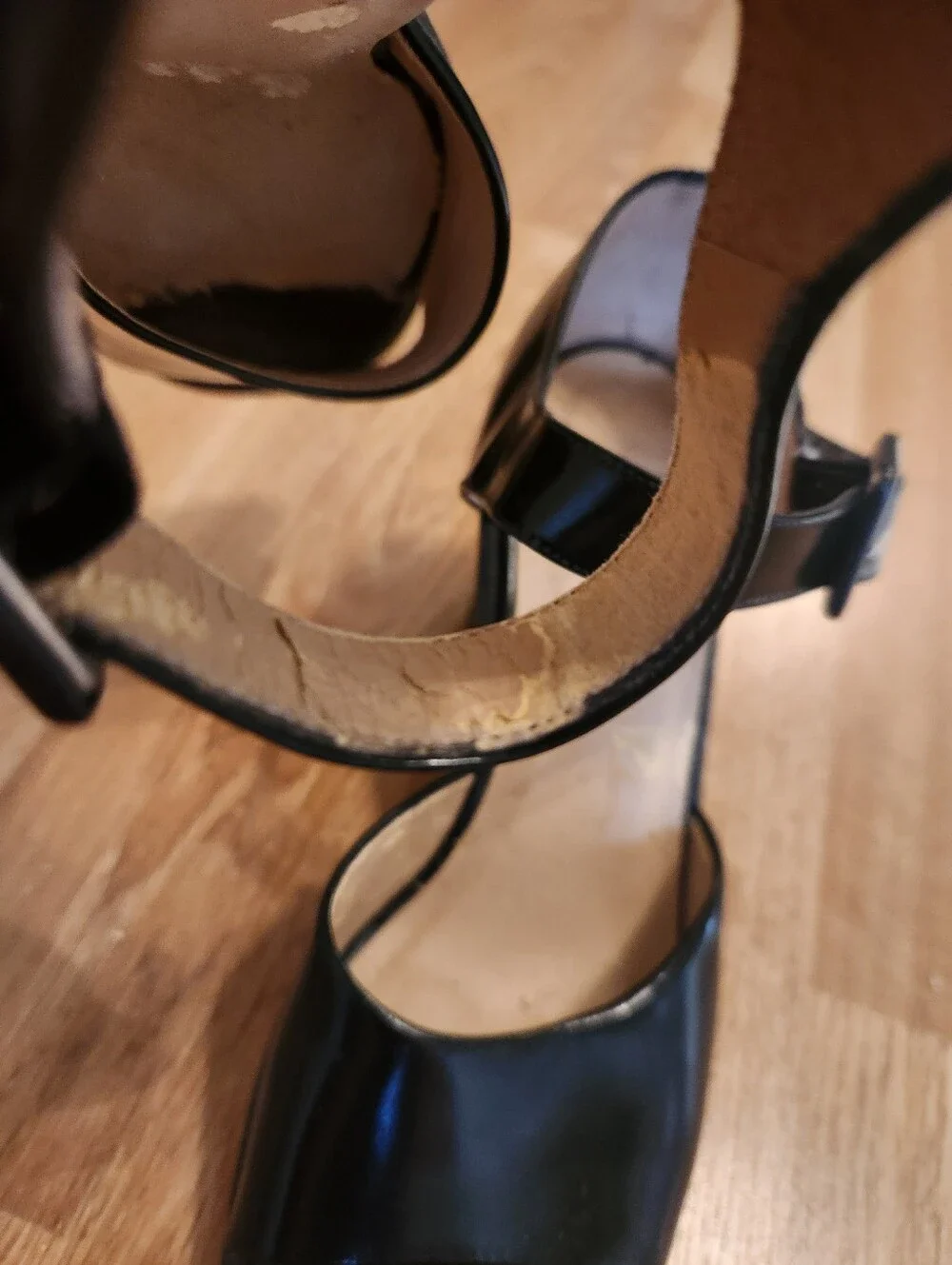 Vintage Nine West Carney Leather Dress Sandals 7 M